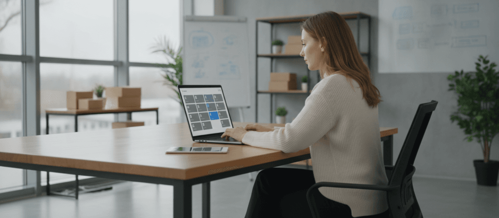 Business owner managing Seller Center account settings Business owner managing Seller Center account settings