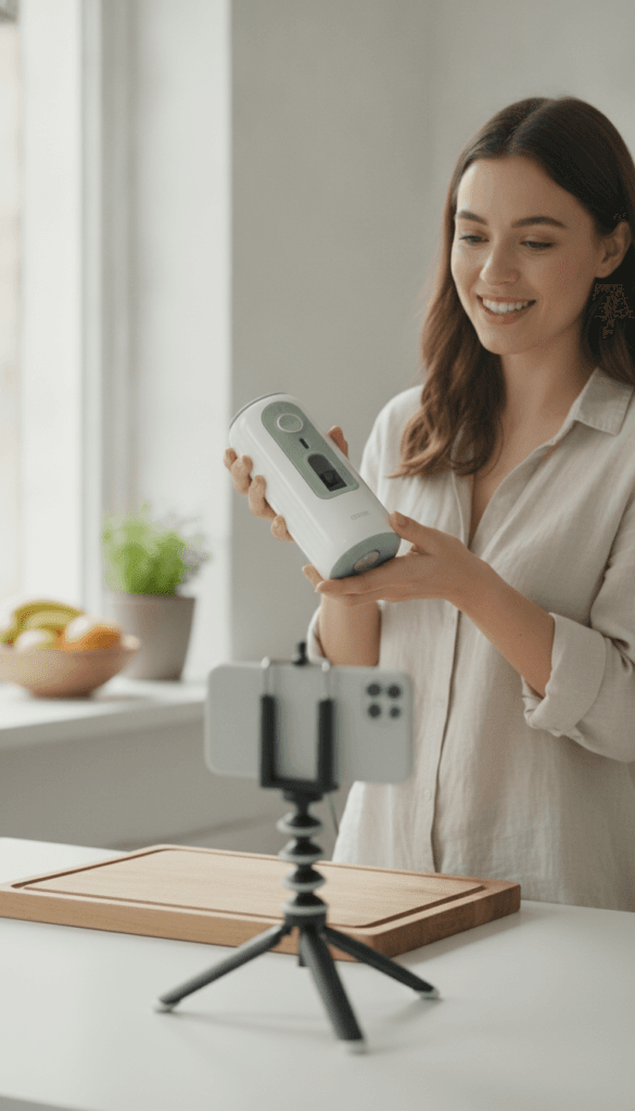 Vertical product demonstration for TikTok shopping Vertical product demonstration for TikTok shopping